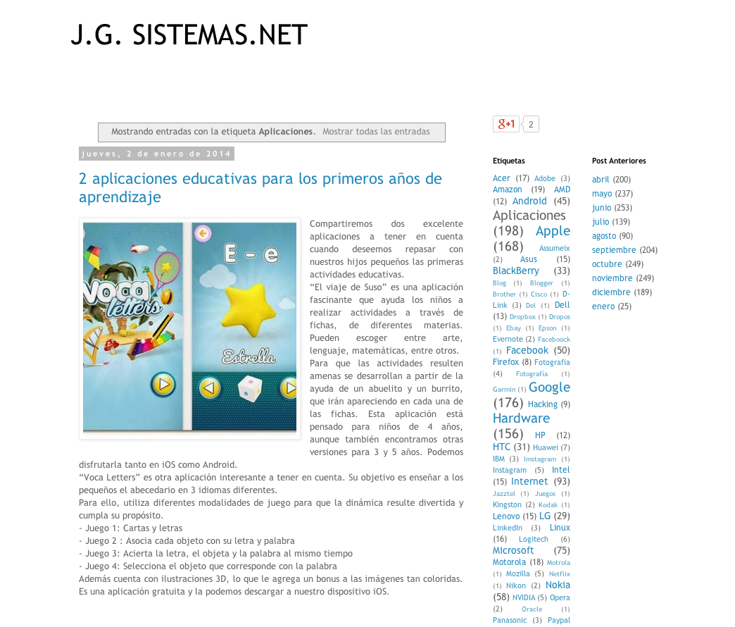 J G sistemas.net recomienda Voca Letters